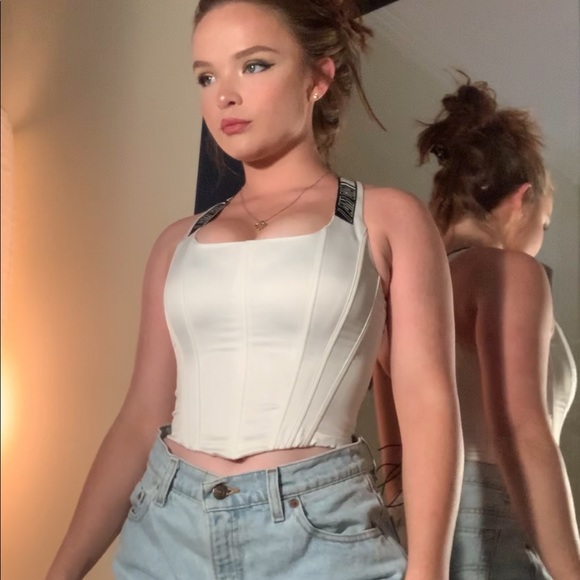 I.AM.GIA | Tops | I Am Gia White Corset Top | Poshmark
